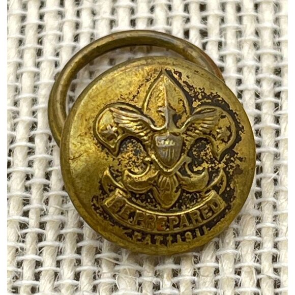 Vintage Boy Scouts Of America Pins & Button Lot of 6 Service Years Be Prepared - Picture 7 of 10